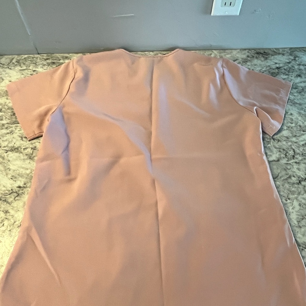 Women’s light pink Top and bottom scrub set - Picture 11 of 12